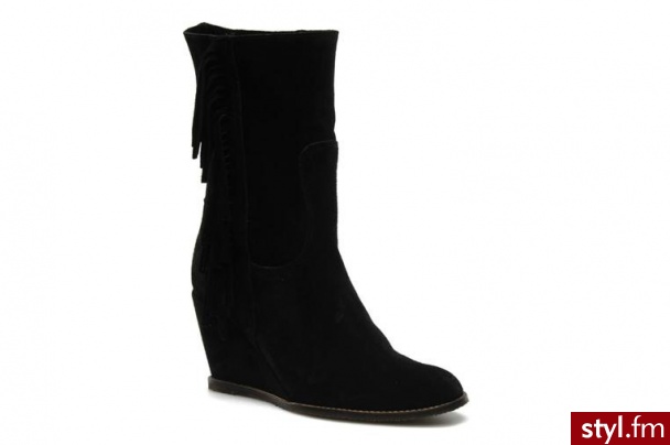 Méliné PÓŁBUTY I BOTKI MARCEL BY (CZARNY) (Czarny) - Botki Buty Moda