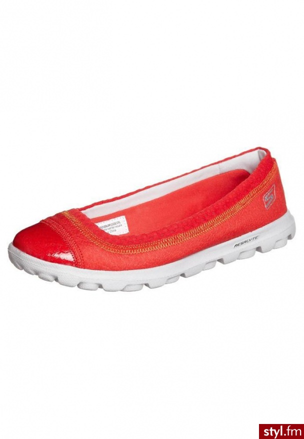 Skechers Fitness PRESTA Baleriny czerwony (13552) - Balerinki Buty Moda
