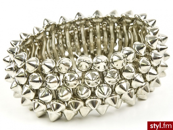 Iloko BRANSOLETKA KOLCE SILVER SPIKE - Bransoletki Biżuteria Moda