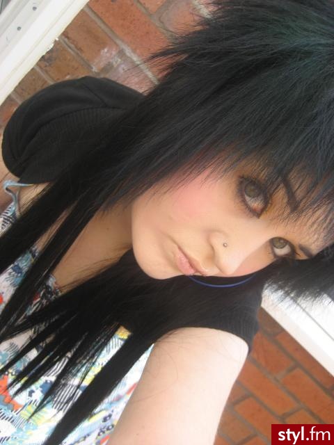 EMO Alternatywne Średnie Fryzury