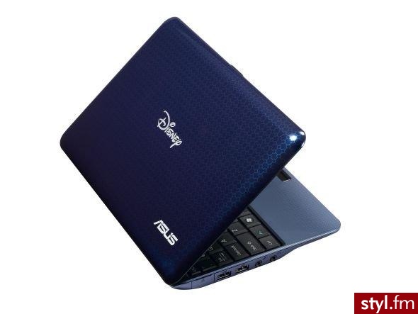 Netbooki Disney Eee PC. Netbooki Disney Eee PC są dostępne w sieci sklepów Vobis.W ofercie znajdą się modele w kolorach Princess Pink i Magic Blue wraz z zewnętrznym napędem optycznym i filmem Disneya w specjalnej cenie 1499zł. - Gadżety Inne Moda