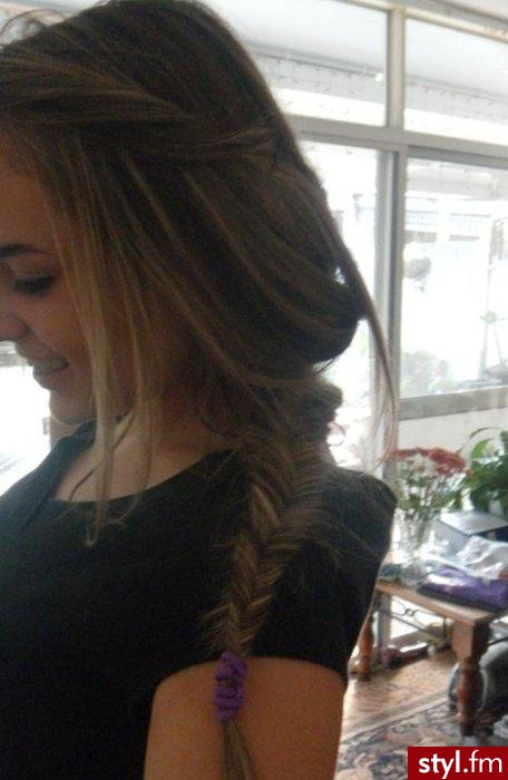 Blond Warkocze Proste Na co dzień Długie Fryzury