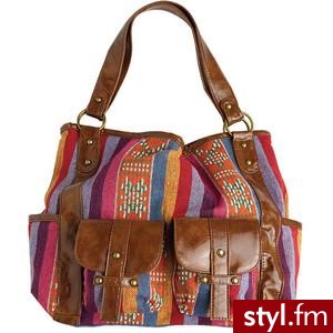 Ciarra Mexican Blanket Bag - Polyvore. Pobrano ze strony: http://www.polyvore.com/ciarra_mexican_blanket_bag/thing?id=15134308 - Pozostałe Torebki Moda