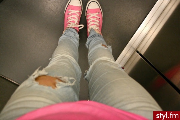 Jeansy Spodnie Moda