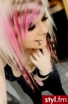 EMO Alternatywne Średnie Fryzury