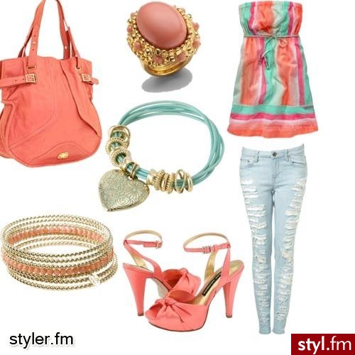wiosenny. w pastelowych,wiosennych kolorach. - Styler