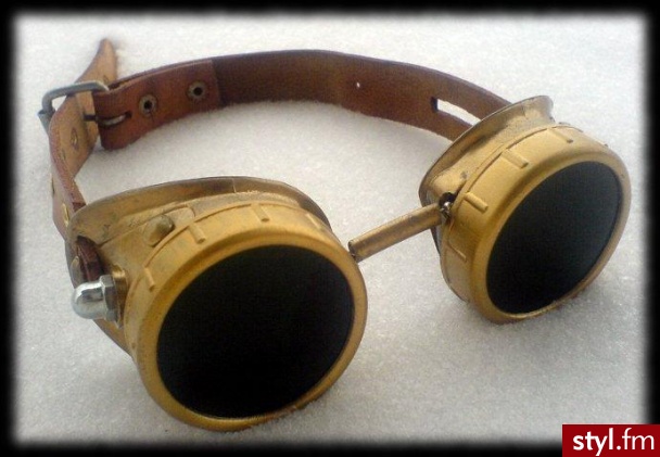 .. Steampunk\'owe gogle xD - Gadżety Inne Moda
