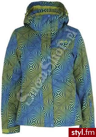4F Kurtka Fob Kuds051 36/S Nadruk Blue 12/13 - Pozostałe Spodnie Moda