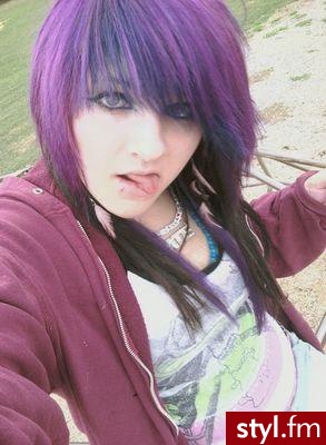 EMO Alternatywne Średnie Fryzury