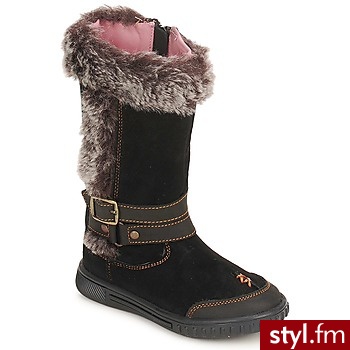 Hush Puppies Buty Dziecko  Coley Black - Kozaki Buty Moda