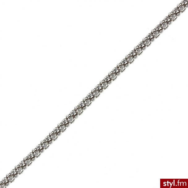 Srebrny Łańcuszek Popcorn 60 cm; ? 1,4 mm CDI-ŁAŃ-0022 - Łańcuszki Biżuteria Moda