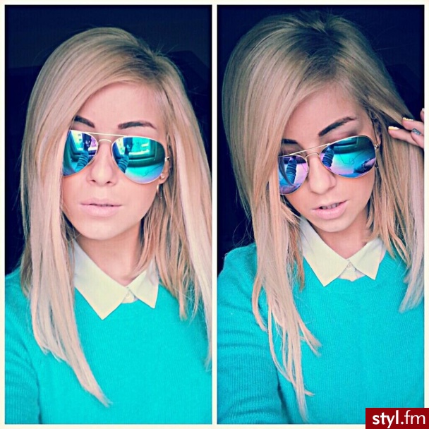 Blond Rozpuszczone Proste Na co dzień Średnie Fryzury