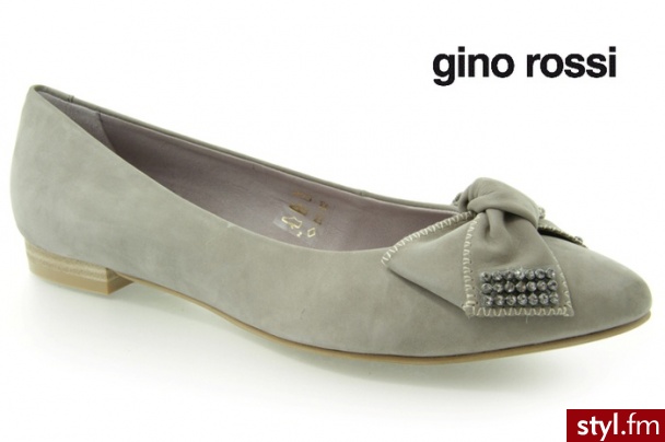 Gino Rossi D0619R - Balerinki Buty Moda