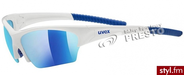 Uvex Okulary sportowe Sunsation White/Blue - Okulary Dodatki Moda