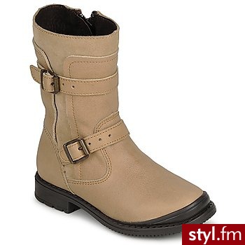 Citrouille Et Compagnie Buty Dziecko  Avini BEŻ - Kozaki Buty Moda