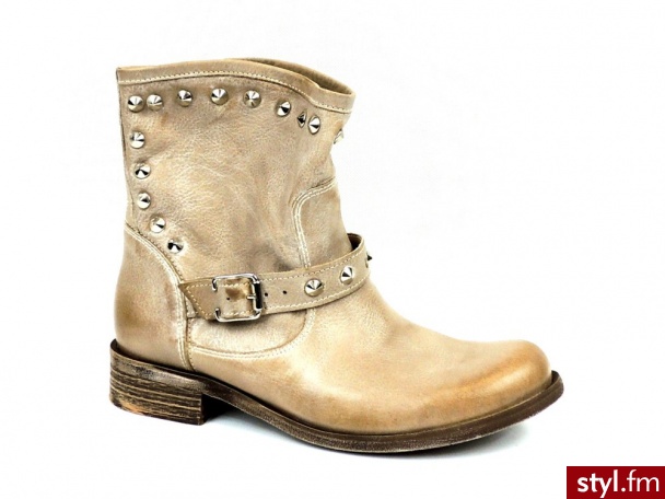 Mr Tops Botki wiosenne 0760435D - Botki Buty Moda