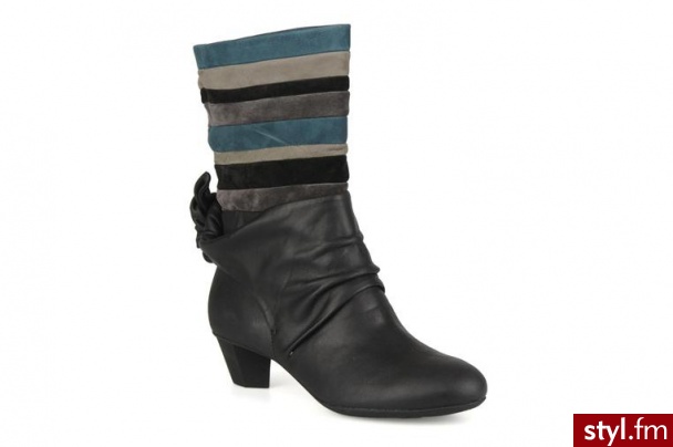 Camper KOZAKI TWS 46350 BY CAMPER (Czarny) - Kozaki Buty Moda