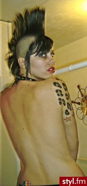 Punk Rock Alternatywne Średnie Fryzury