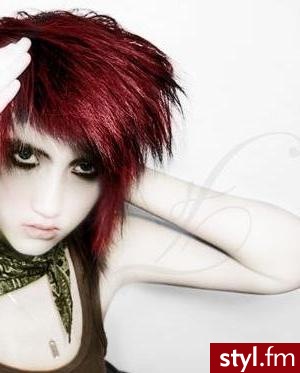 EMO Alternatywne Średnie Fryzury