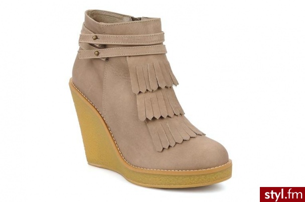 Tatoosh PÓŁBUTY I BOTKI PASSIFLORE BY TATOOSH (Beżowy) - Botki Buty Moda