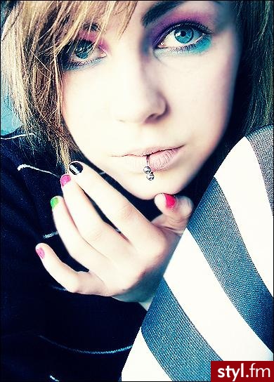 EMO Alternatywne Średnie Fryzury