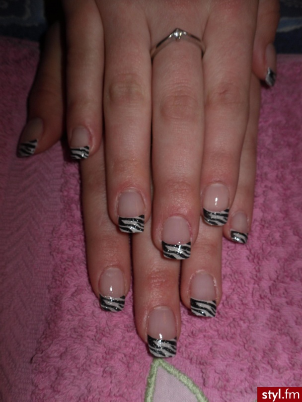 zebra - Paznokcie