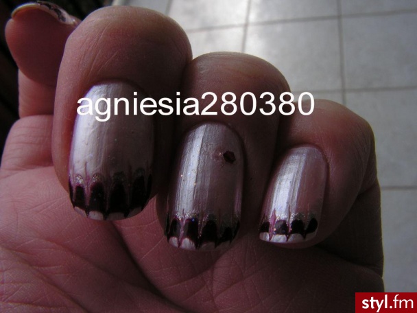 Autor: agniesia280380 francuz na kolorowo maziakowo.... Autor: <b>agniesia280380</b><br /> - Paznokcie