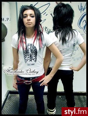 EMO Alternatywne Średnie Fryzury
