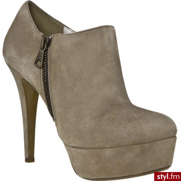 Gino Rossi Botki DB629L-TWO-CWCW-3100-0 Beżowy Beżowy - Botki Buty Moda
