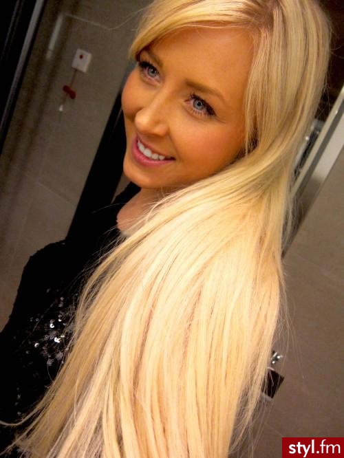 Blond Rozpuszczone Proste Na co dzień Długie Fryzury