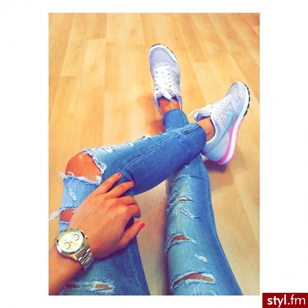 Jeansy Spodnie Moda