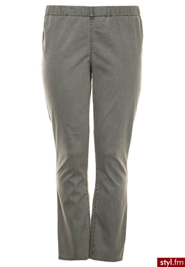 Ulla Popken Legginsy oliwka 686492 - Leginsy Spodnie Moda