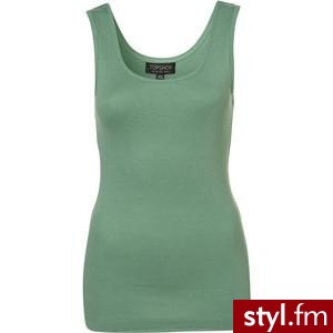Pea Green Scoop Basic Vest - TopShop - Polyvore. Pobrano ze strony: http://www.polyvore.com/pea_green_scoop_basic_vest/thing?id=31332441 - Misz-masz