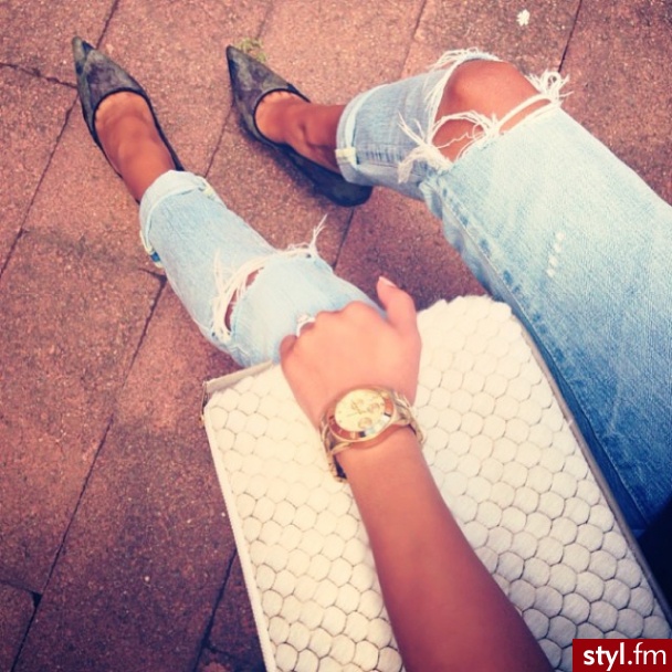 Jeansy Spodnie Moda