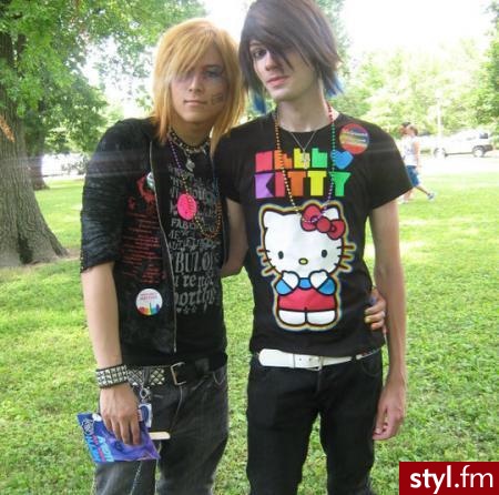 EMO Alternatywne Średnie Fryzury