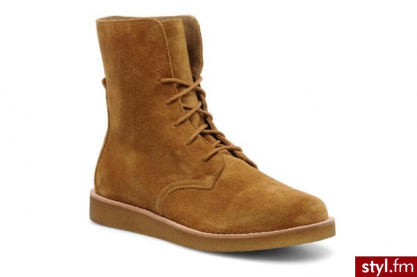Clarks Originals PÓŁBUTY I BOTKI DESERT DAWN BY CLARKS ORIGINALS (Brązowy) - Botki Buty Moda