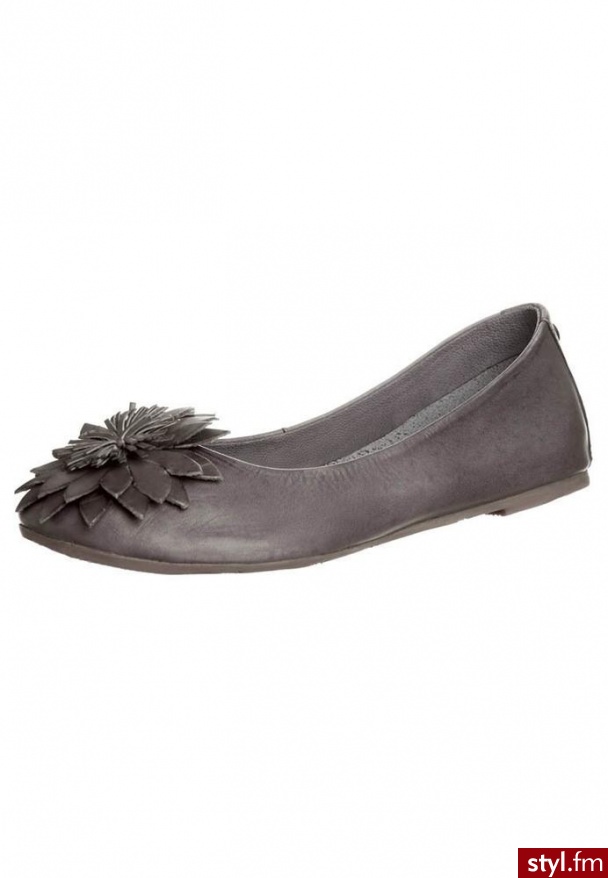 Wrangler KEY CROSS Baleriny szary - Balerinki Buty Moda