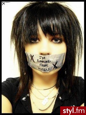 EMO Alternatywne Średnie Fryzury
