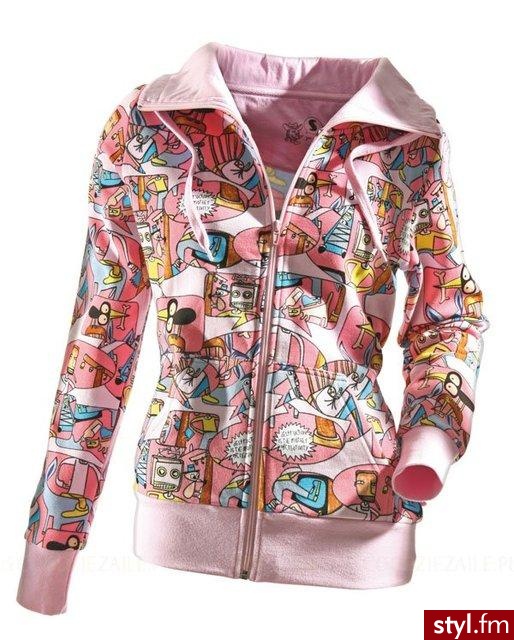 INFORMACJE O PRODUKCIE:
Różowa bluza z kolorowymi nadrukami autorstwa Jima Avignona. Do kupienia w sklepach sieci New Yorker. Noś ją na gładkie t-shirty i do kolorowych trampek. - Pozostałe Ciuchy Moda