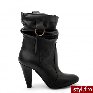 Venezia BOTKI 856 SAV NERO - Botki Buty Moda